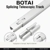 Modern Modular Aluminum Alloy Telescopic Curtain Rails for Home Decoration