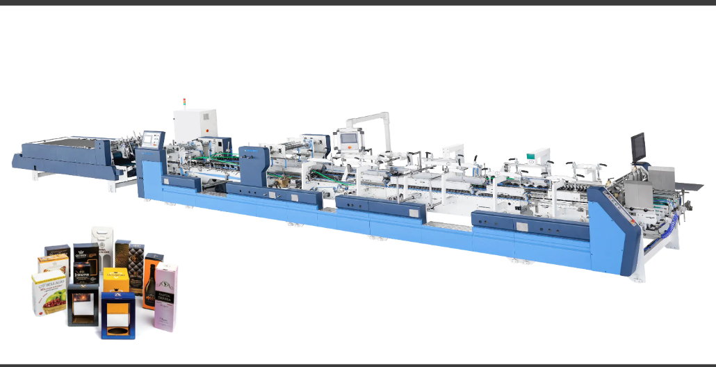 Buy Automatic High-speed Four-fold Lock Bottom Folder Gluer Machine For ...