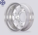 8.25x22.5 tubeless dump truck trailer high quality forged polished aluminum alloy wheel rim