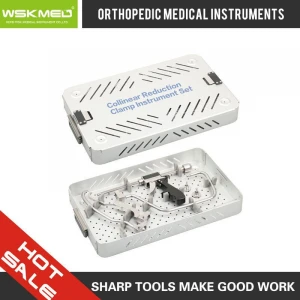 Orthopedic Collinear Reduction Clamp Instrument Set Hospital Medical Surgery OEM for Spine Surgical