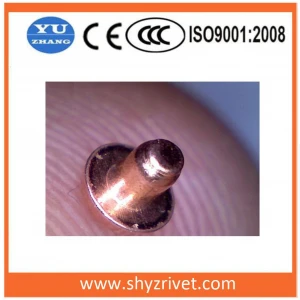 Rivet Silver  Copper and Nickel Contact for Switches