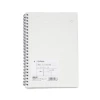 Transparent Hardcover Spiral Notebook Loose-Leaf Notebook With Elastic band 80sheets