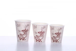 10 oz normal size coffee pp plastic cups with lids