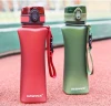 UZSPACE Frosted Sport Water Bottles with Custom Logo for Women and Men in Gym Office Sports Ground