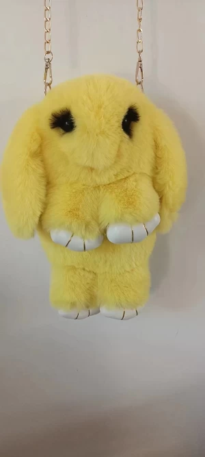 Yellow Rabbit Cross Body Bag