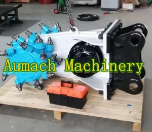 A1020 Hydraulic Rotary Cutters Drum Cutter with Double Motor for 10-20 ton Excavator