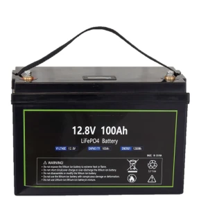 12.8V 100Ah 1280Wh LiFePO4 battery