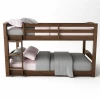 Wooden Bedroom Furniture Two Layer Bed Design