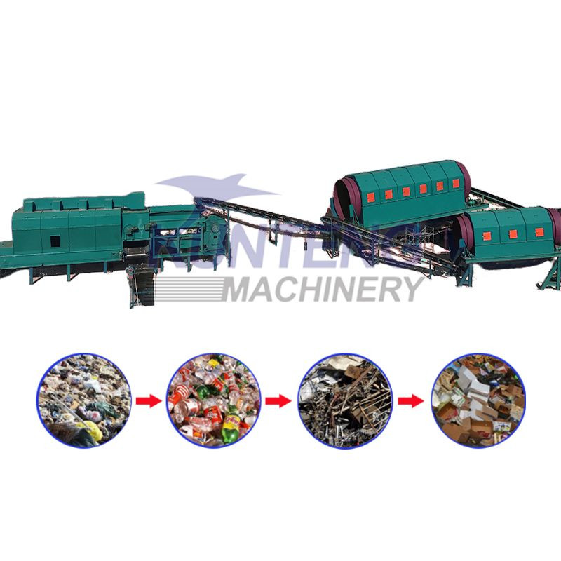 Buy High Efficiency Solid Waste Sand And Gravel Drum Screening Machine ...