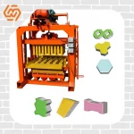 IV4-40 Mini Color Brick Making Machine for Floor Tile Colorful Brick Production Line from China