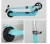 Import 5 inch child folding and adjustable electric kick scooter for kids from China