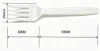 (PP) Disposable White Plastic Fork –  PP Food Grade Fork