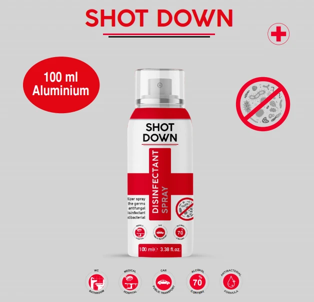 Buy Disinfectant Spray (100 Ml Aluminium) from Iotex International BV