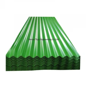 corrugated prepainted steel roof sheet
