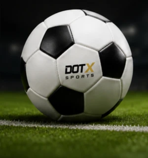 DOT X Sports High Quality Match Leather Soccer Ball Size 5