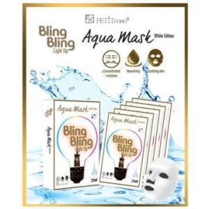 Bling Bling Light Up Pore-care Aqua mask White Edition