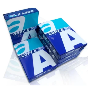 White A4 Size Copy Paper 80 gsm 70 gsm For Copiper Laser Printing