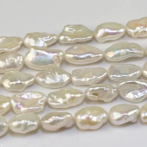 10-11mm AAA grade irregular keshi real cultured fresh water freshwater pearl beads pearl strand natural pearls wholesale