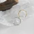 Import 100% 925 Silver Ring Fashion Minimalism Delicate Twist Ring Fine Jewelry for Female 1.6mm Gold Silver Rings from China