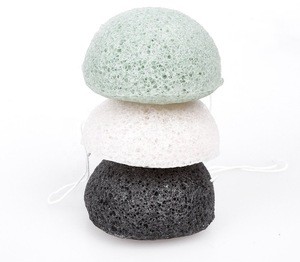100% Natural Konjac bamboo charcoal Sponges for All Skin Type Face Exfoliating and Deep Pore Cleansing  Konjac Sponge