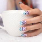100% non-toxic real Nail polish wraps for nail beauty DIY glitter nail polish sticker manufacturer