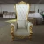 Import 100% solid wood throne chairs nail salon HY173-23 from China