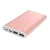 Import 10000mAh slim Power Bank Indicators with ABS+PC Fireproof Material  and Metal case for Mobile Charger Powerbank from China
