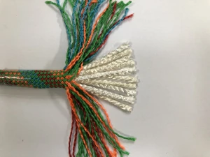 10mm green climbing rope custom nylon braided rope
