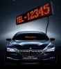 12*72 dots iOS Android APP Sending Message Luminous Scrolling Text Flashing Led Plate Movable Mini Car Rear Window LED Screen