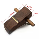 127mm Ebony Hand Planer  Mini Hand Plane Wood Planes Cutting Edge For Carpenter Sharpening Woodworking Tools