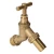 Import 1/2&quot; or 3/4&quot; Brass Outdoor Garden Tap / Hose Union / Bib Tap/ Bibcock from China