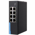12v 24v 36v 8 port 10/100/1000Mbps gigabit unmanaged industrial ethernet network switches