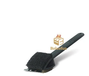 14.5&quot; Grill Brush With Plastic Handle &amp; Scrape 3 in 1 Grill Clean Brush Amazon Hot Series