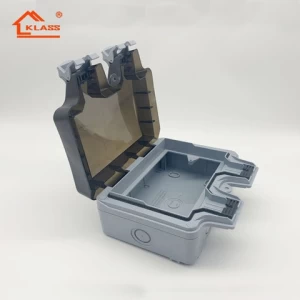 146 type 2 gang double Electrical wall waterproof switch socket box plastic pvc protect box