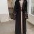 Import 1502#Latest New Designs Embroidery Cardigan Islamic Clothing Fashion Front Open Kimono Arabic Style Dubai Muslim Abaya from China