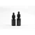 Import 15ml 30ml Cosmetic Oil Packaging Use Black UV Color Essential Oil Dropper Bottle with Cr Lid from China