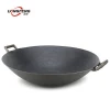 16 inch Traditional Chinese Cast Iron Wok cookware set with vegetable oil