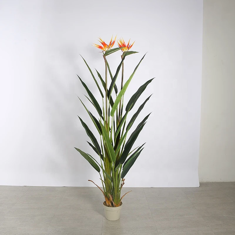 160cm real touch leaves artificial strelitzia plant bonsai customized wholesale