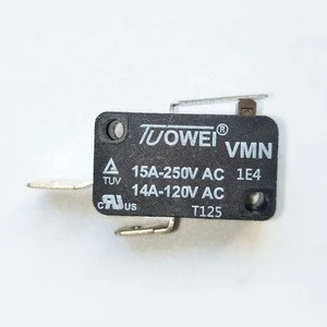 16(4)A ~125V.A.C 15A~250V.A.C. Item VMN-15-03-46-15.5 heater single push button limit micro switches