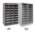 Import 18 drawer Factory warehouse usage heavy duty plastic drawers box metal storage drawer tool cabinet from China