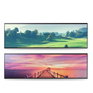 19.7, 21.5 inch 2/3 cut special size advertising player horizontal advertising screen stretched bar ultra-wide lcd display