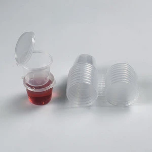 1oz pp disposable sealable plastic sauce cup,sauce container soy cup and sauce