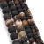 Import 1strand/lot 4 6 8 10 12mm Matte Coffee Strips Agates Beads Stone Round Loose Bead For Bracelet Jewelry Making Supplies Wholesale from China