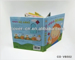 2015 the hot sale recordable voice book for children reading/studying