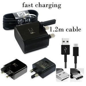 2017 Hot selling 100% original quality Fast Charger Power Adapter Travel usb Charger Family wall charger for samsung S8