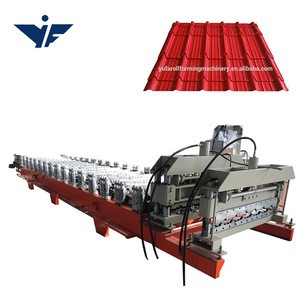 2018 year South africa hot sell 1000 step tile roofing steel making machinery