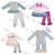 Import 2020 Baby Girls Clothes Fall/ Winter suspender Sets Boutique Children Clothes New Style Comfortable Outfits from China