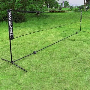 2020 Best Adjustable Portable Pop Up Badminton Net And Post Outdoor
