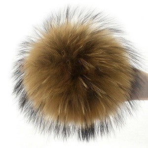 2020 Factory Wholesale Custom Ball Raccoon Fur Pom Poms Ball