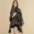 Import 2020 fashin female autumn and winter stripe printing cotton spinning ladies shawl fashion scarf from China